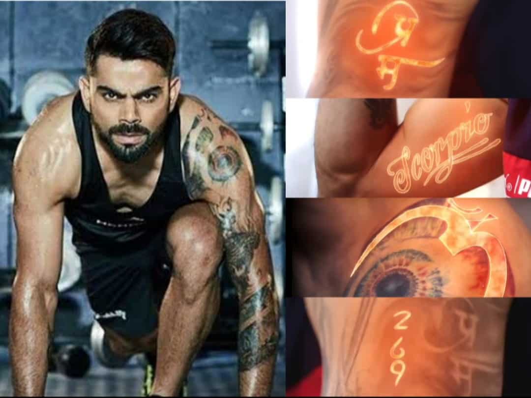 All 11 Virat Kohli Tattoos With Their Meanings