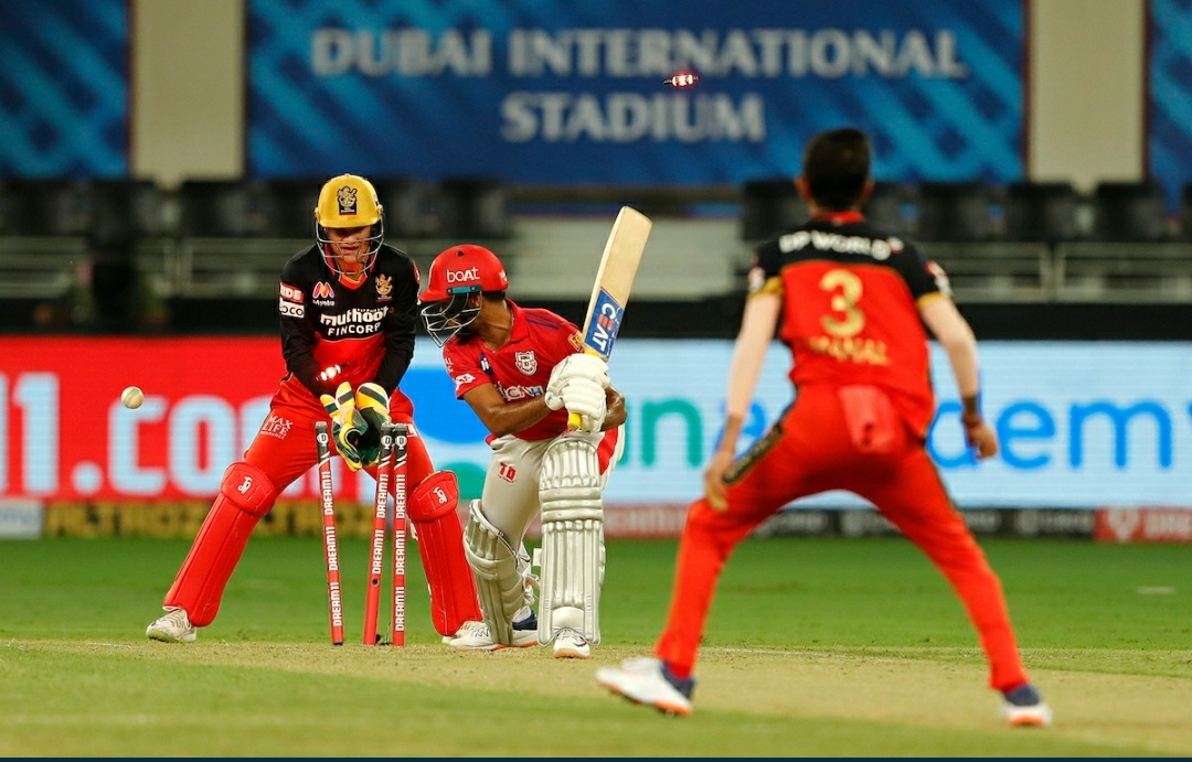 Yuzvendra chahal bowls Mayank agarwal kxip vs rcb ipl2020
