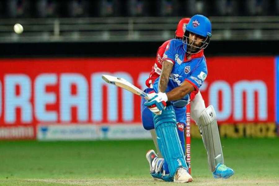 Shikhar Dhawan batting