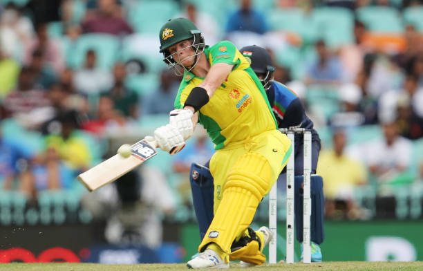 Steve Smith last 10 innings in ODI against India