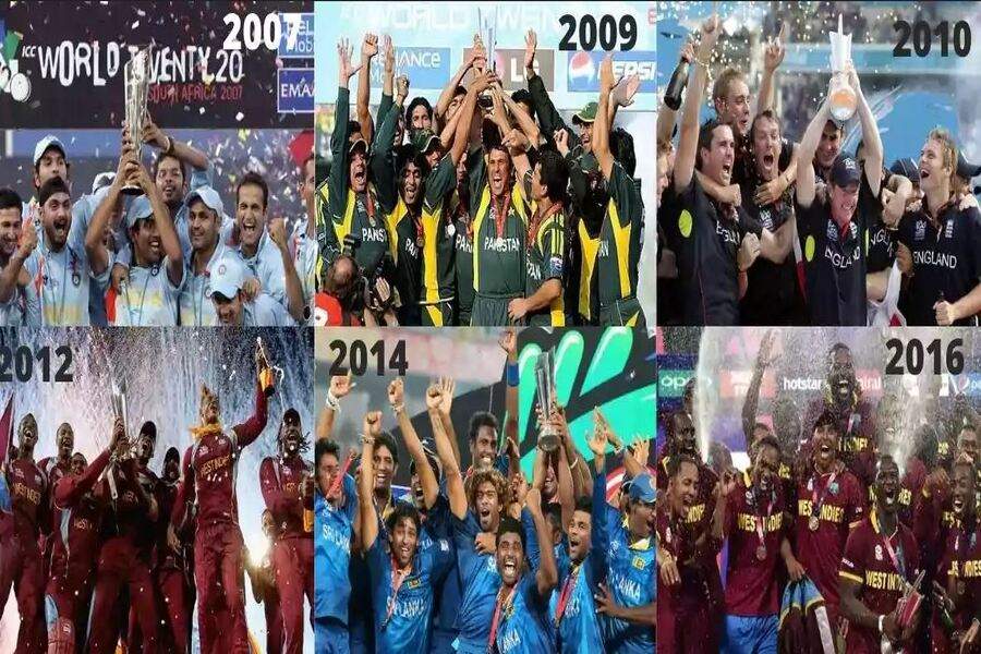 T20 World Cup Winners List since first edition in 2007