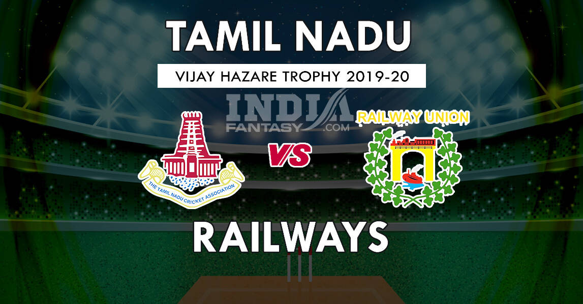 TN vs RAI Dream11 Match Prediction | Tami Nadu vs Railways | Vijay Hazare Trophy