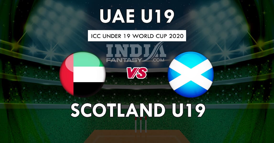 UAE-U19 VS SCO-U19 Dream11
