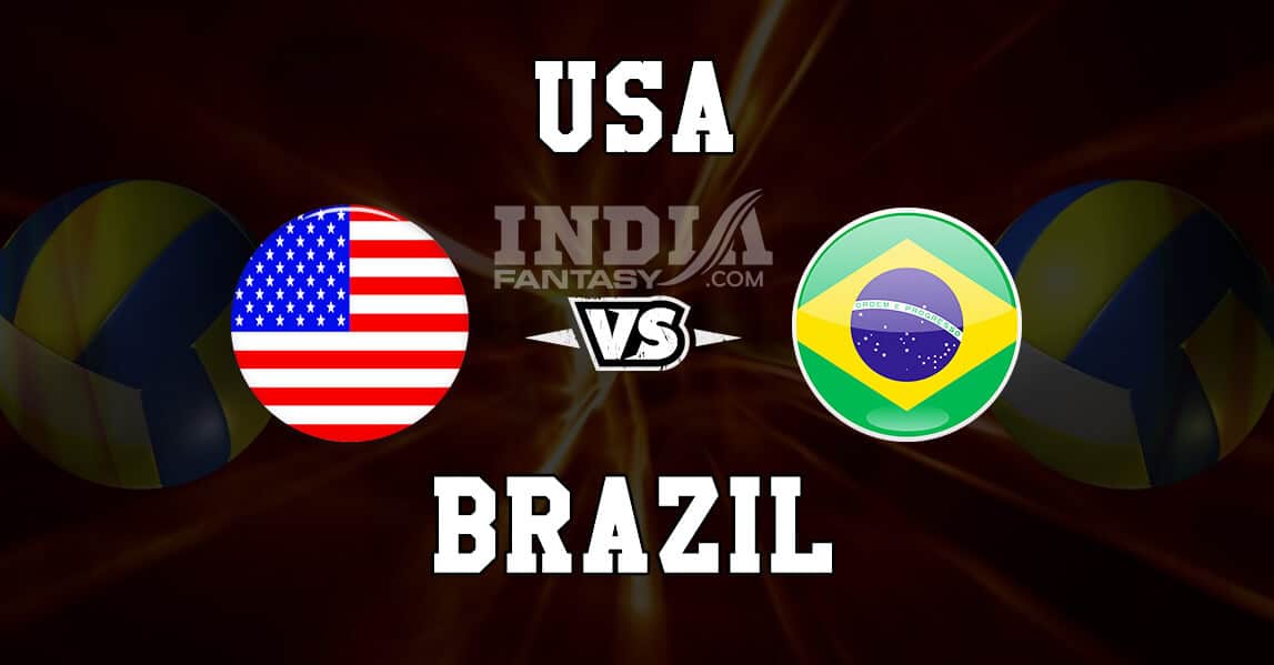 USA vs BRZ Dream11 Match Prediction | Volleyball World Cup 2019, Team News, Fantasy picks