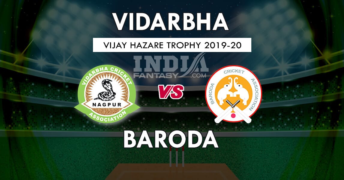 VID vs BRD Dream11 Match Prediction | Vidarbha vs Baroda | Vijay Hazare Trophy