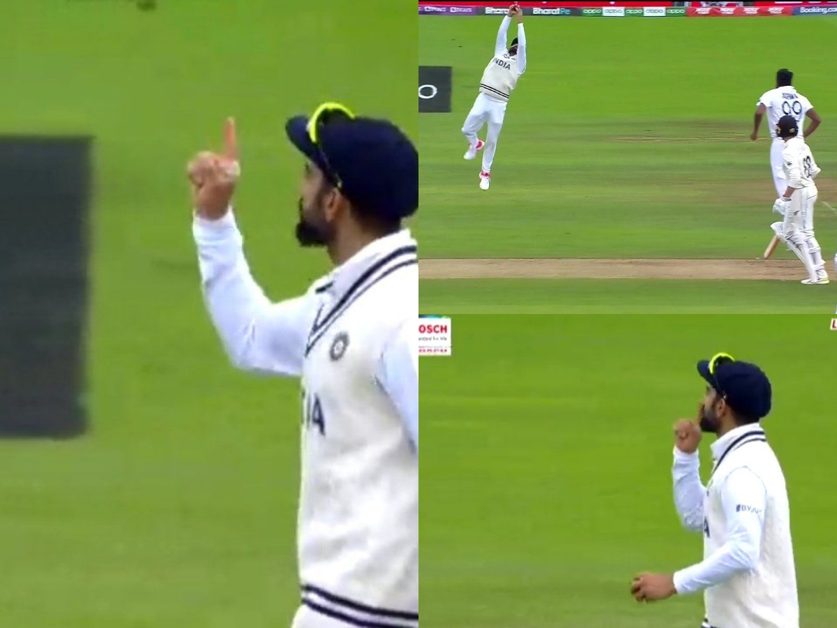IND vs NZ, WTC Final Live: Virat Kohli Celebration After Taking a Great Catch to dismiss Tom Latham – WATCH