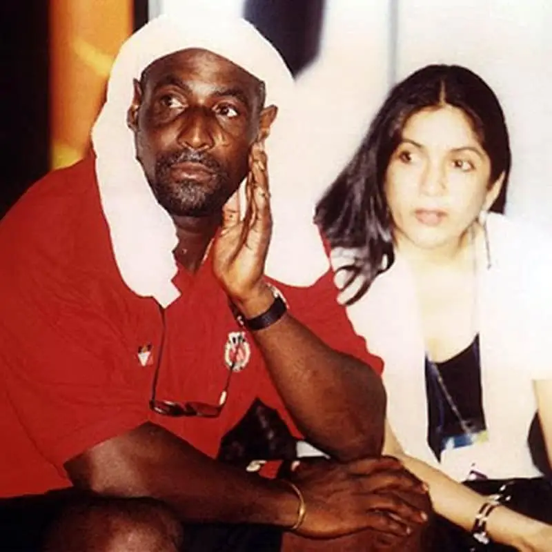 Viv Richards with Neena Gupta