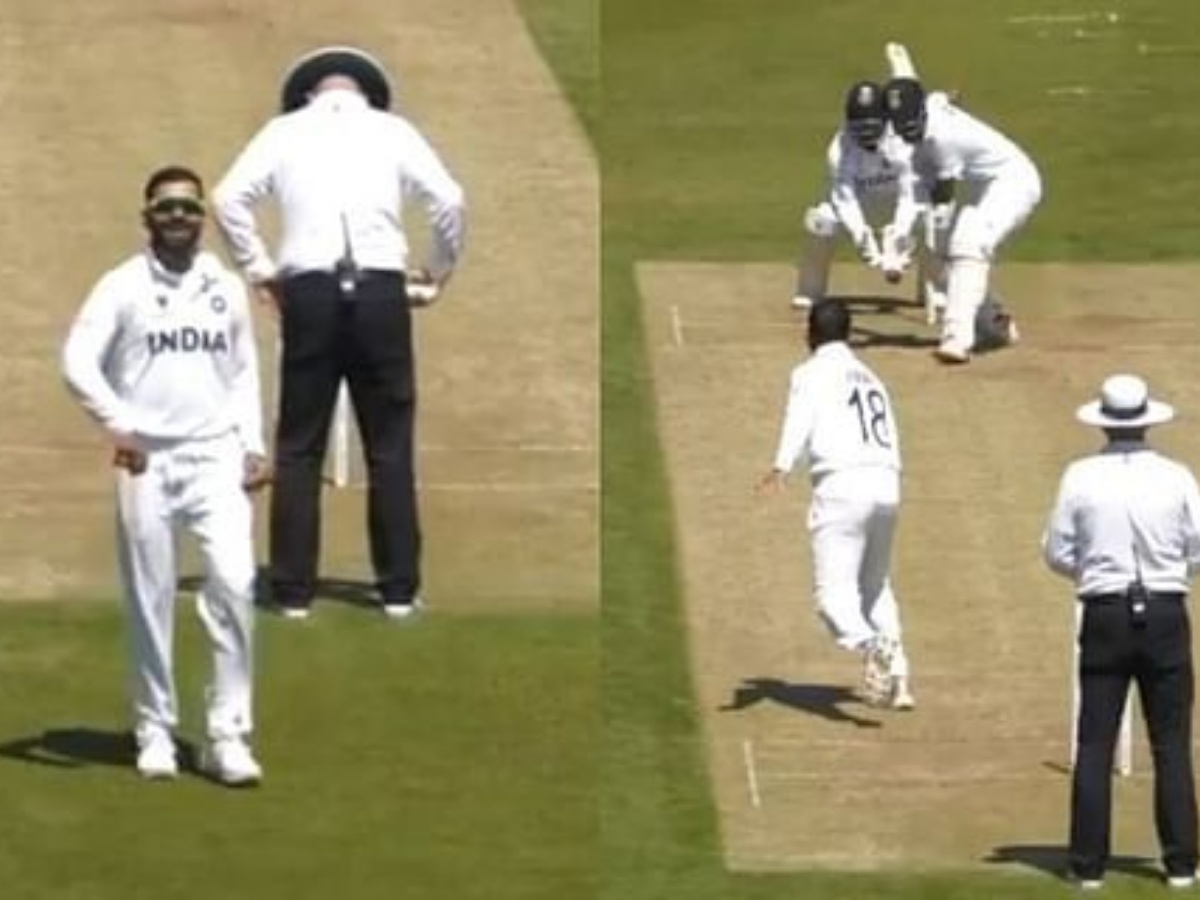 WTC Final: Virat Kohli Bowling in India Intra-Squad Match – WATCH