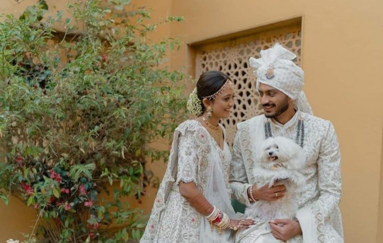 axar patel with wife meha patel