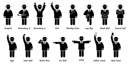 cricket umpire signals