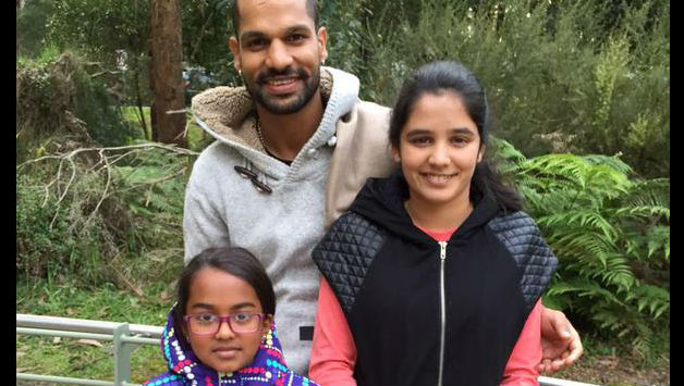shikhar dhawan daughter