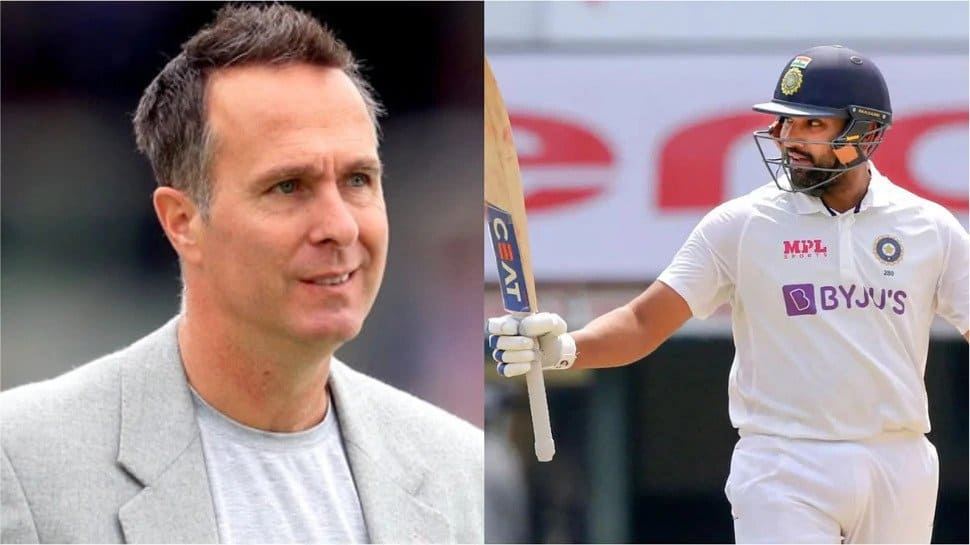 IND vs ENG: Fans brutally troll Michael Vaughan after Rohit Sharma’s pitch remark