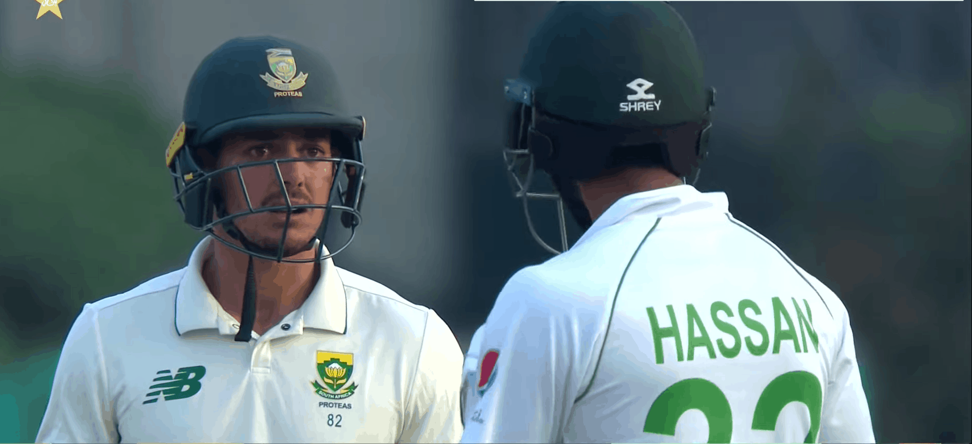 PAK vs SA: Quinton de Kock and Hasan Ali fight during 1st Test – WATCH
