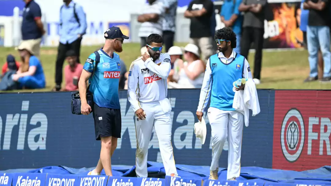 Major Blow for Sri Lanka: Dinesh Chandimal Hospitalised After Freak Injury in Galle Test