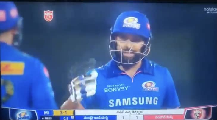Rohit Sharma Abuses Umpire after he wrongly gave him out – WATCH VIDEO
