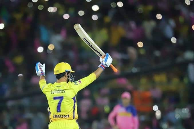 MS Dhoni jersey number