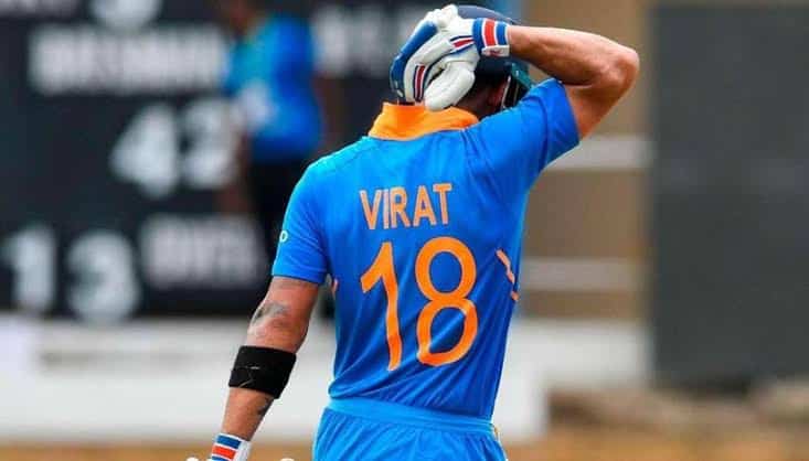Virat Kohli jersey number