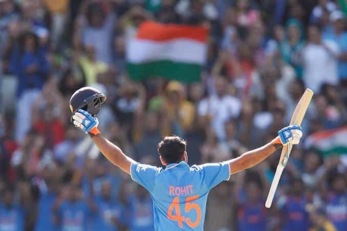 Rohit Sharma jersey number