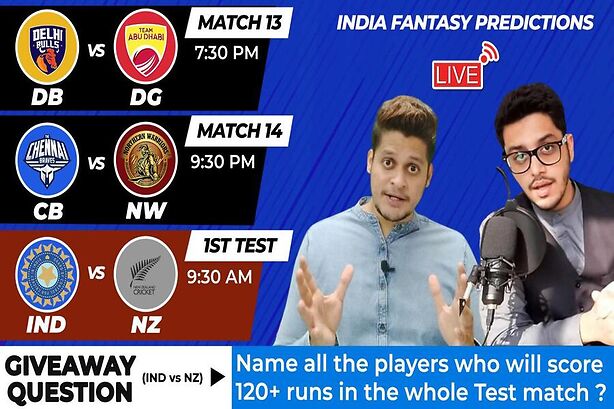 VIDEO: IND vs NZ Dream11 Prediction – 1st Test, Pitch Report, Player Stats, Dream11 Team for Today’s Match