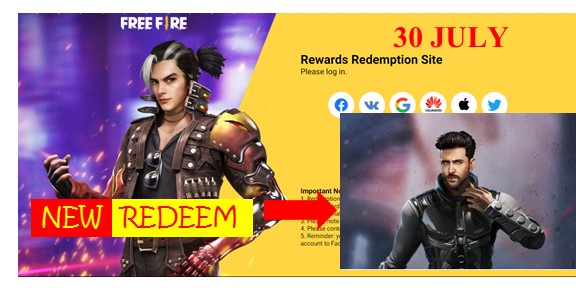 Garena Free Fire Redeem Code For 30 July, Unlock Free Elite Pass And Free Top Up
