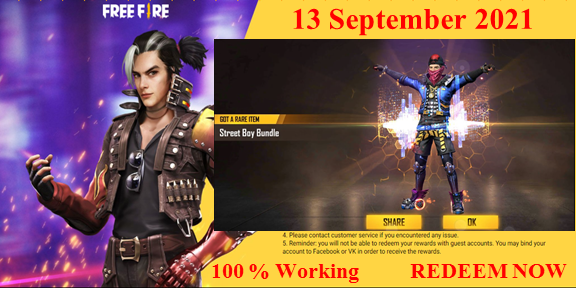free fire redeem
