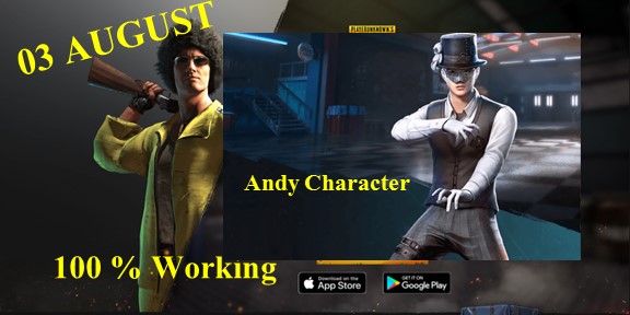 PUBG Redeem Code for Today 3 August; Unlock Andy Character & More