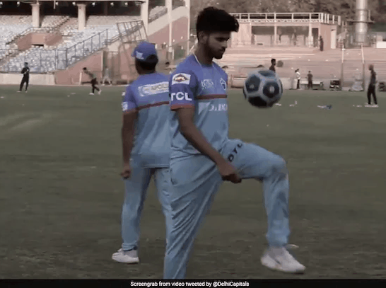 WATCH: Shreyas Iyers’ fiery football skills in Delhi Capitals training camp