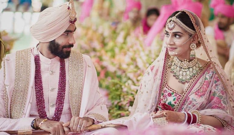 bumrah wife girlfriend wedding gf