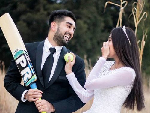 khadija shamsi is the wife of Tabraiz Shamsi