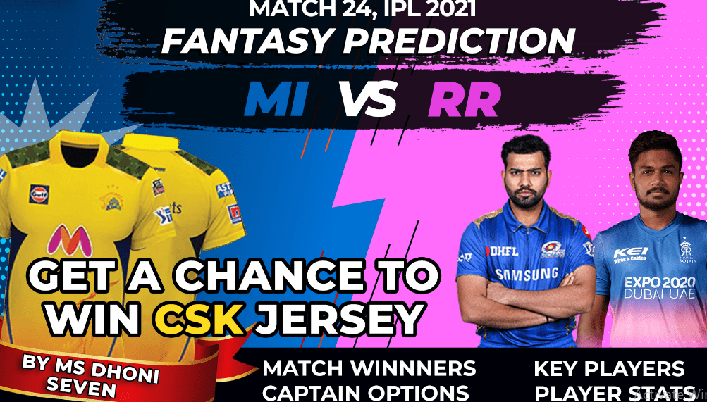 VIDEO: MI vs RR Dream11 RR vs MI IPL 2021 Prediction Tips Captain Options Stats