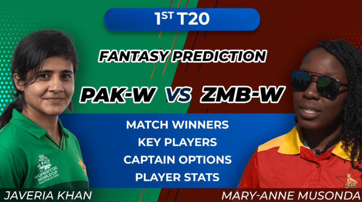 VIDEO: ZM W vs PK W Dream11 Zimbabwe Women vs Pakistan Women 1st T20I Prediction Tips Captain Options Player Stats