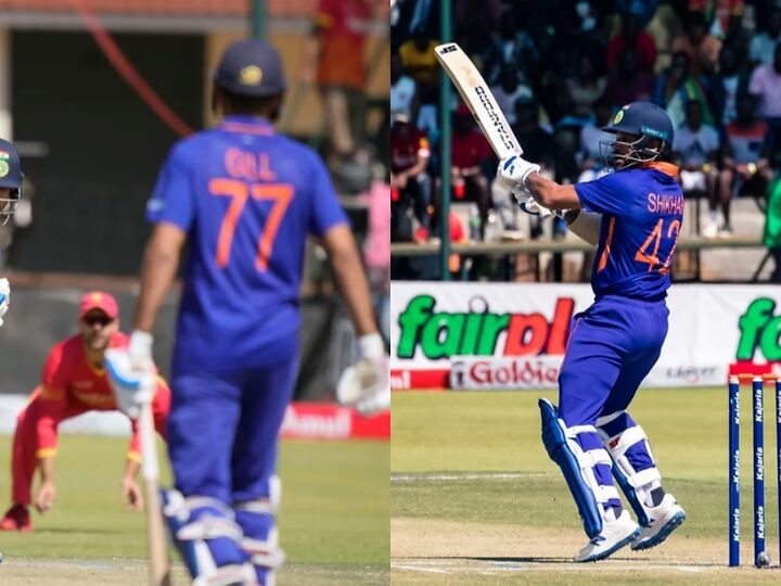 IND vs ZIM 1st ODI: Shikhar Dhawan, Shubman Gill stich Highest ODI partnership for India in Zimbabwe
