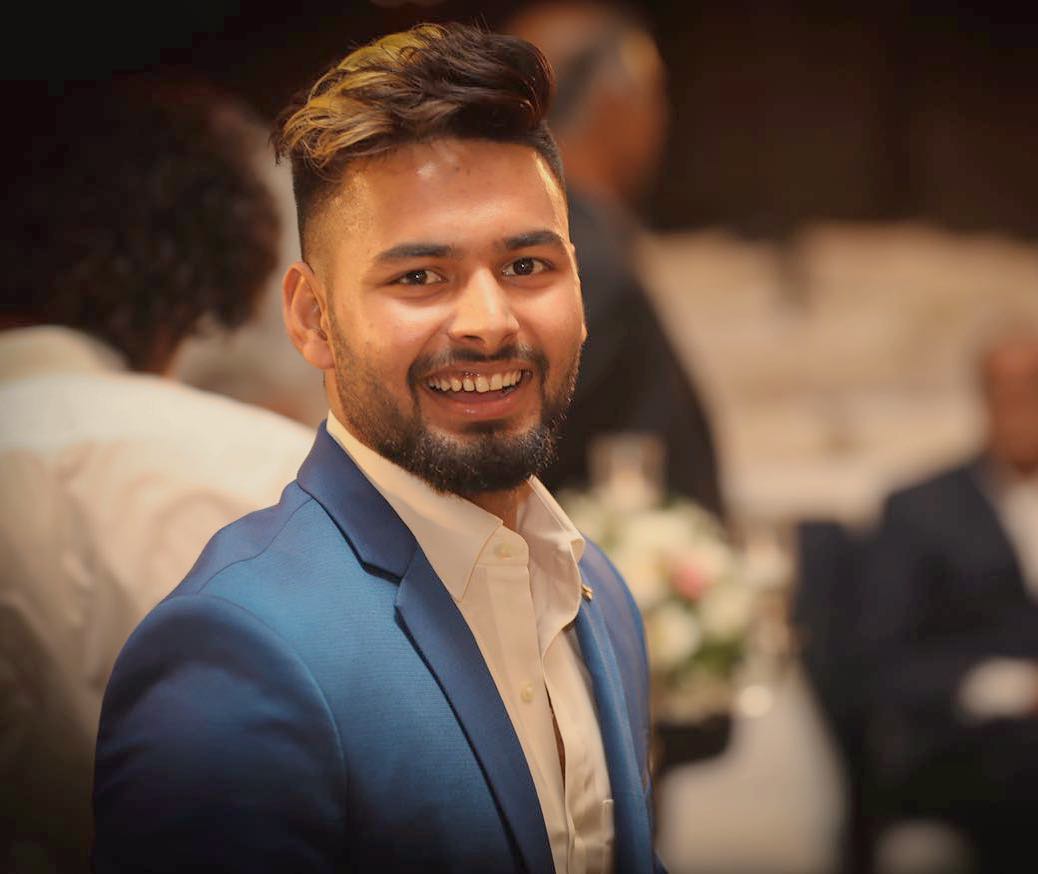 rishab pant hairstyle