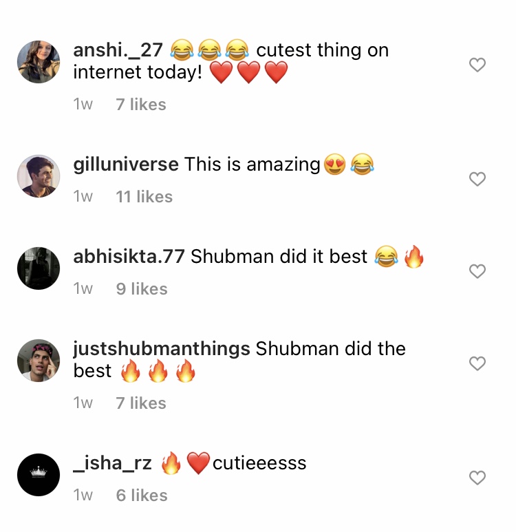 Shubman Gill dance video