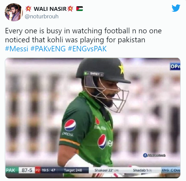 saud shakeel virat kohli