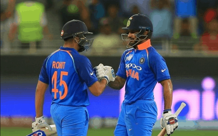 Shikhar Dhawan and Rohit Sharma