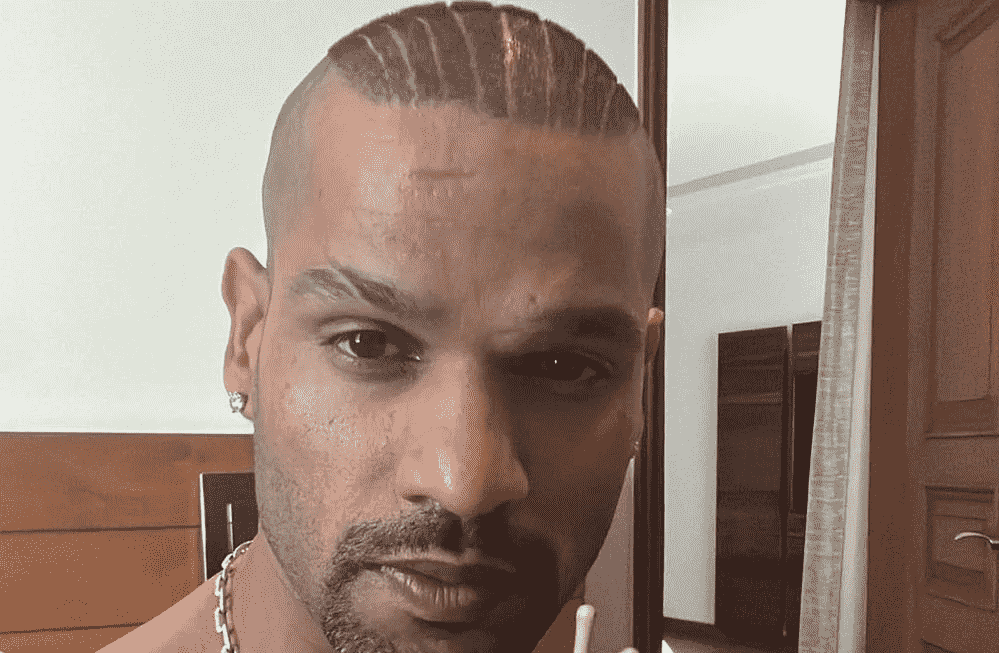 shikhar dhawan hairstyle