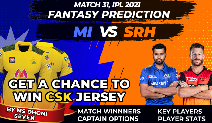 VIDEO: SRH vs MI Dream11 MI vs SRH IPL 2021 Prediction Tips Captain Options Stats
