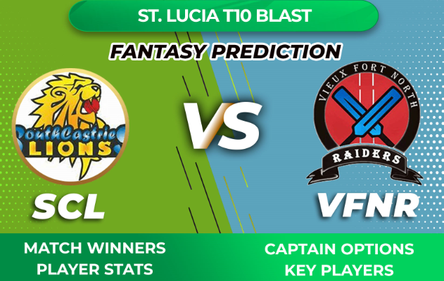 VIDEO: SCL vs VFNR Dream11 SCL vs VFNR St. Lucia T10 Blast Prediction Tips Captain Options Stats